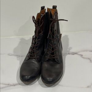 PIKOLINOS Dark Gray and Brown Ankle Boots